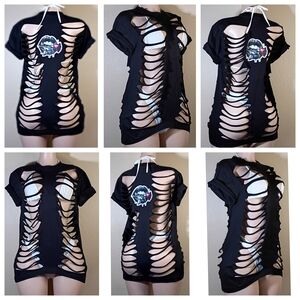 Black Custom Goth Inspired Tshirt